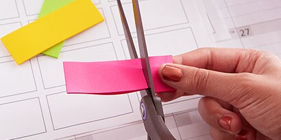 Trim the size of the Post-it® Page Markers