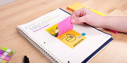 Continue using Post-it® Super Sticky Notes and Post-it® Flags as you continue to go one level “deeper” within the cell features and structures